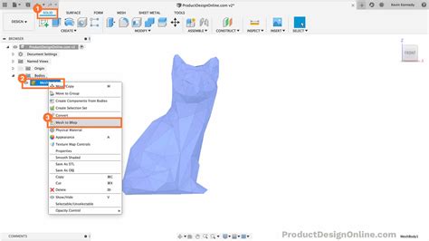 Convert mesh files online for free .